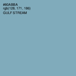 #80ABBA - Gulf Stream Color Image